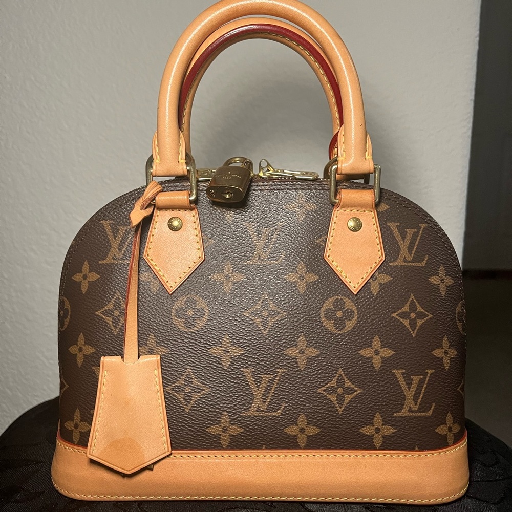 Authentic Louis Vuitton Alma BB in Monogram